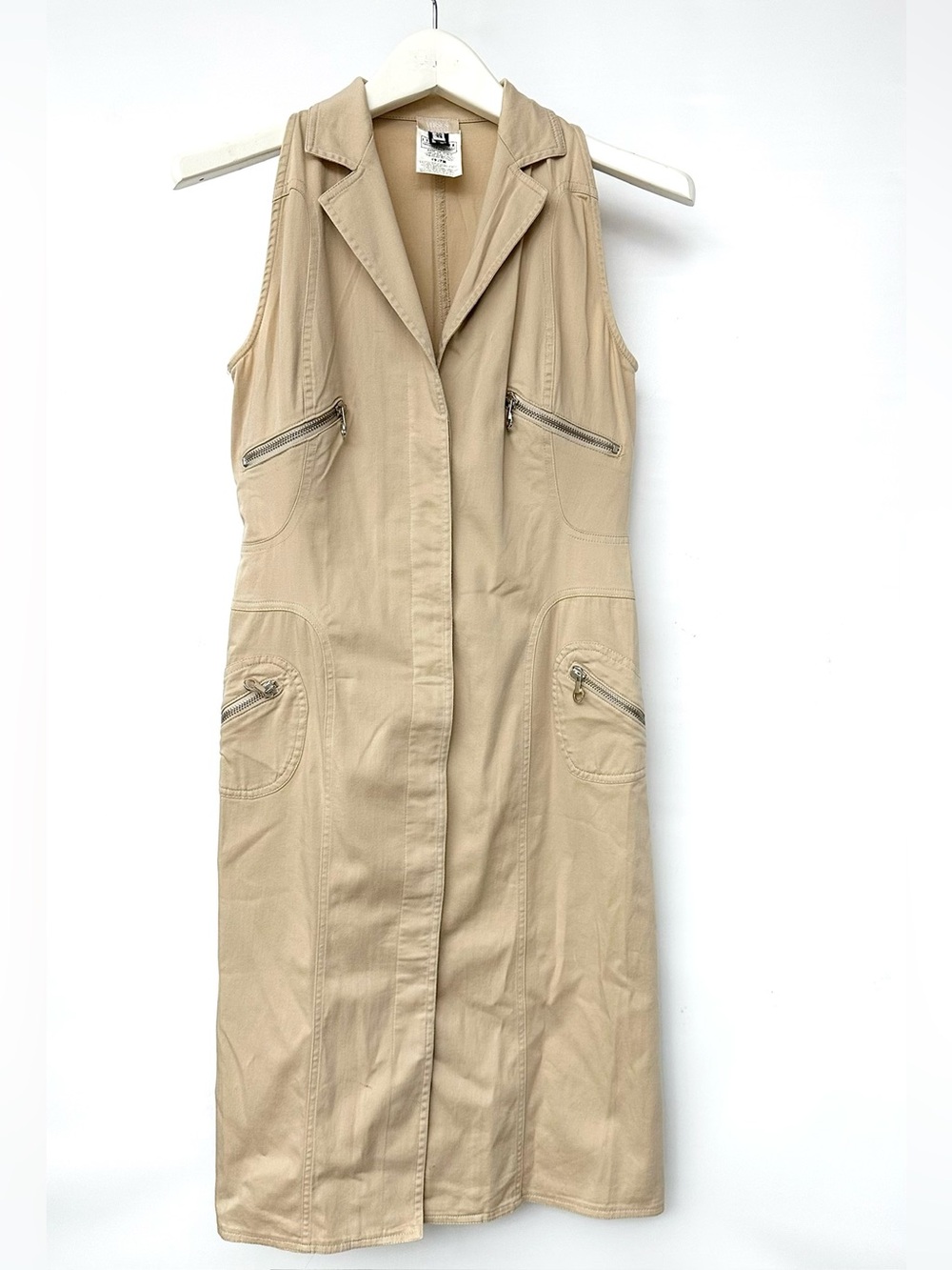 Versus Versace cotton blend dress/vest - Made in Italy